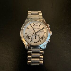 Michael Kors Silver Chronograph Men's Watch